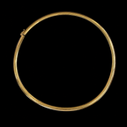 Domed Yellow Gold Omega