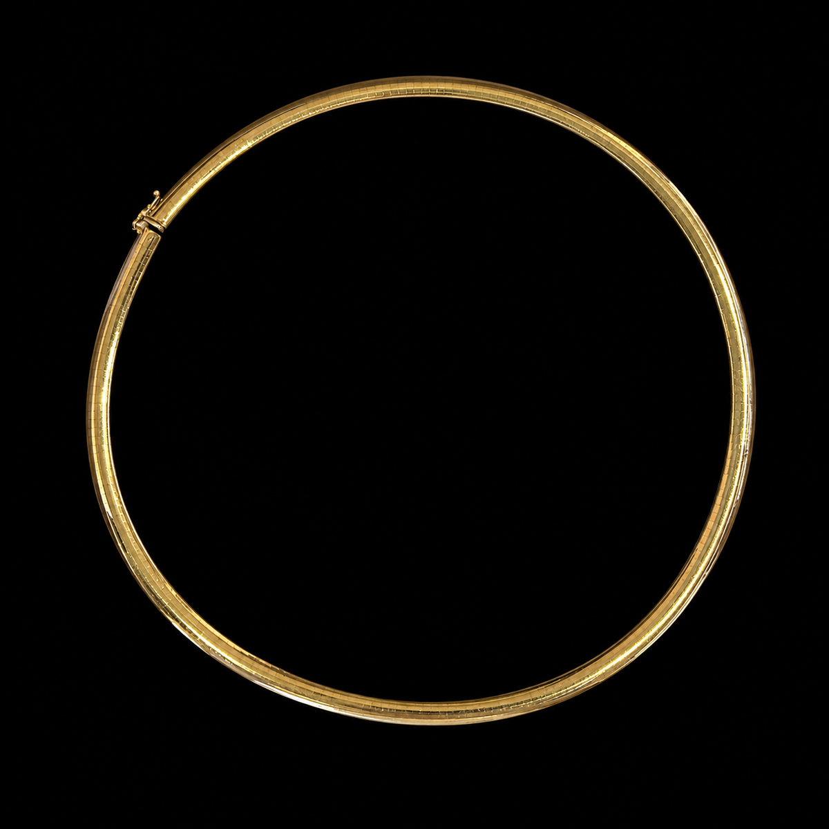 Domed Yellow Gold Omega