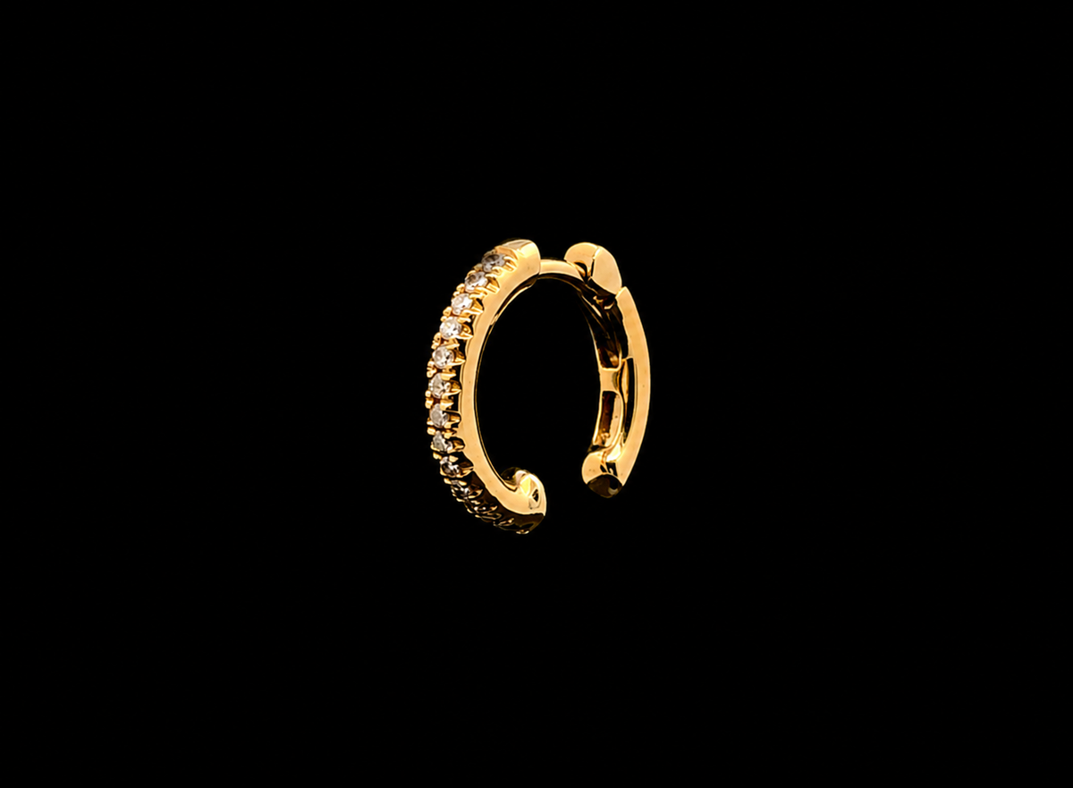 Diamond & Yellow Gold Ear Cuff
