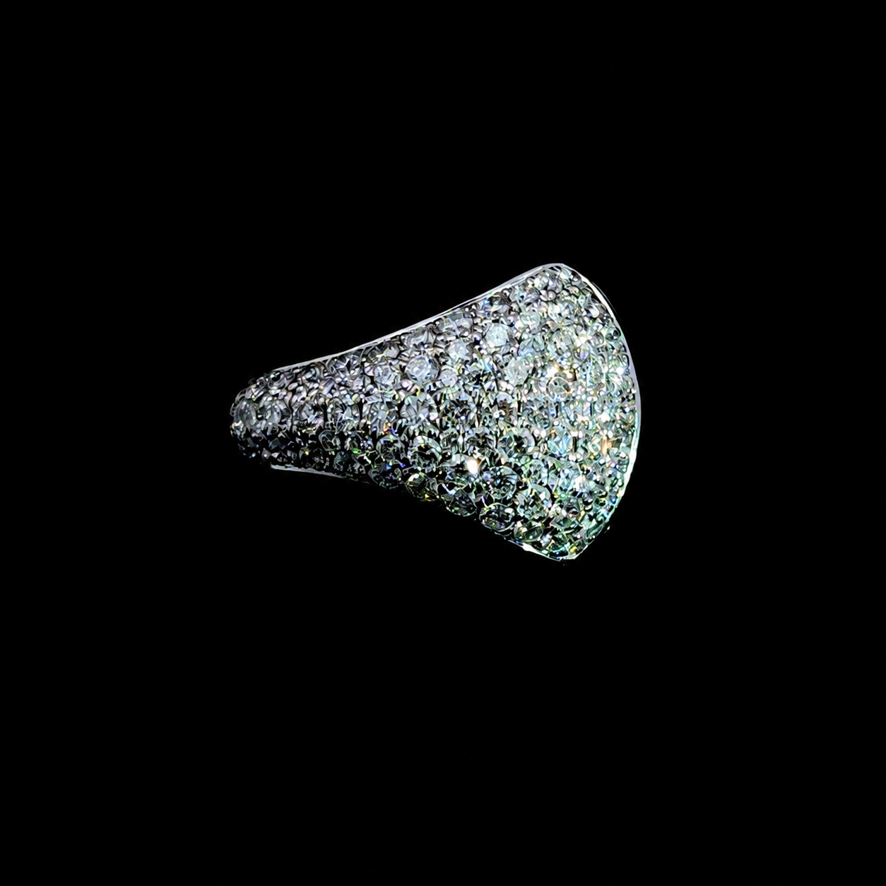 Diamond White Gold Cuff