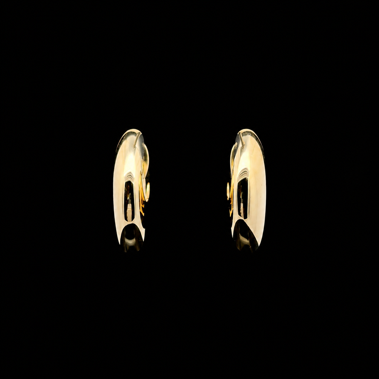 Bold Nuve Hoop Earrings