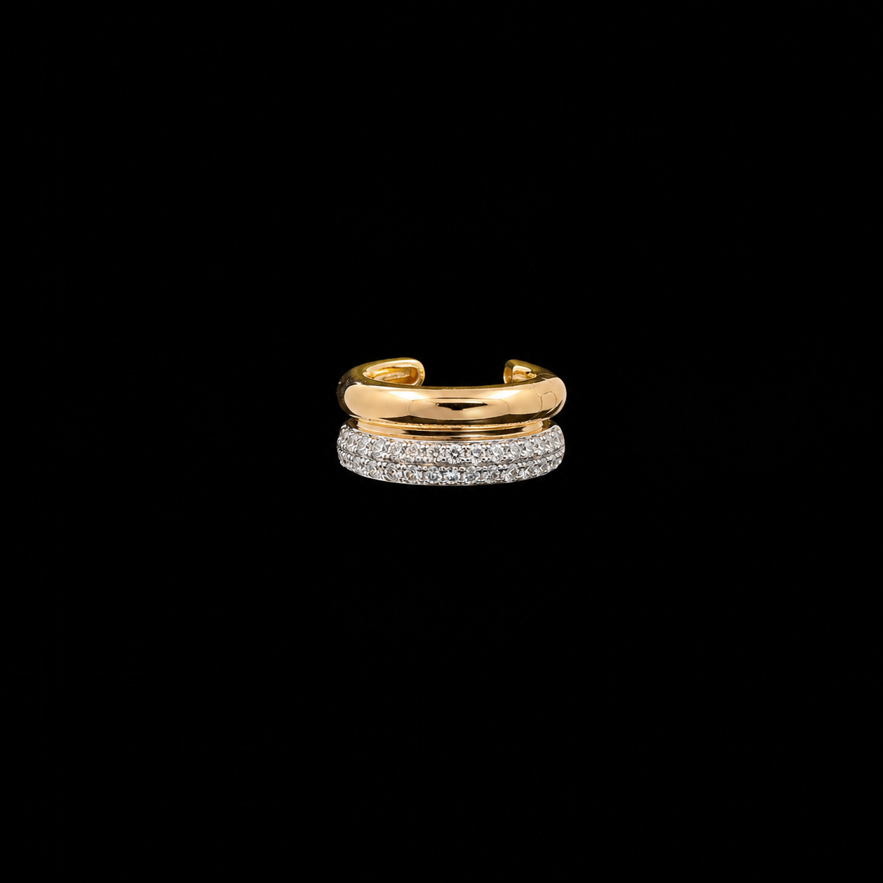 Bold & Pavé Cuff