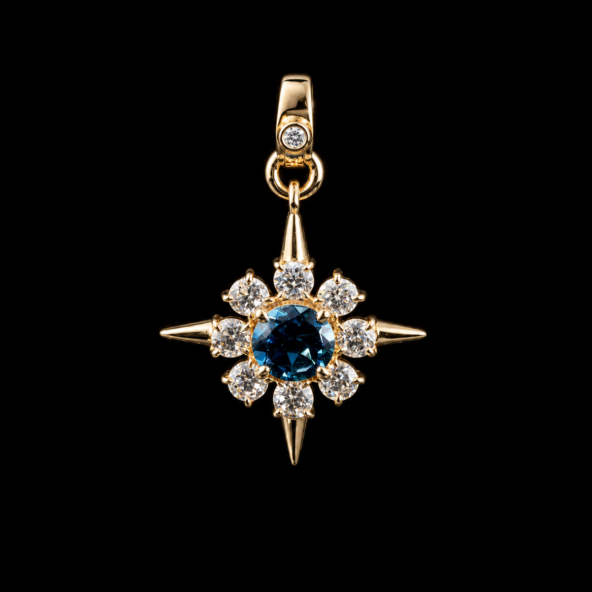 Blue Nova Diamond Pendant
