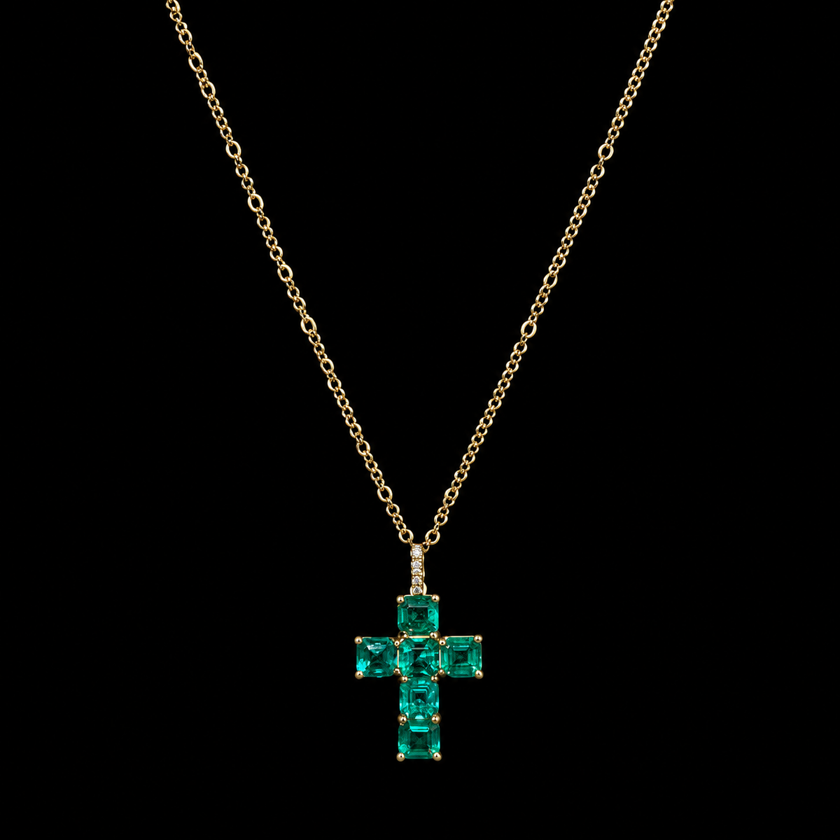 St. Emerald Pendants