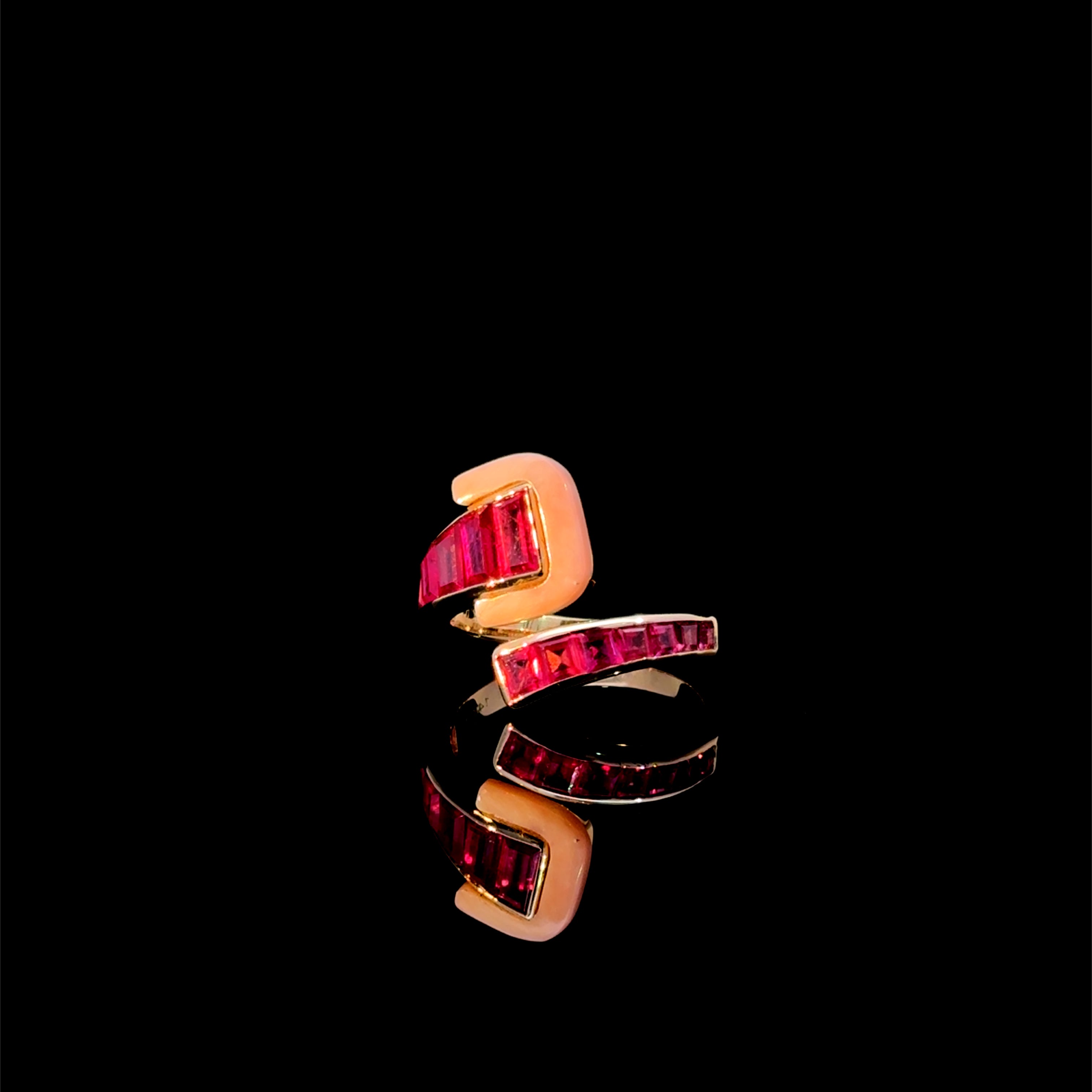 Ruby Buckle Ring