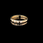 Diamond Bezel Yellow Gold Ring