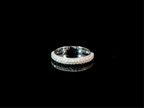 Diamond Pavé Half Band White Gold Ring