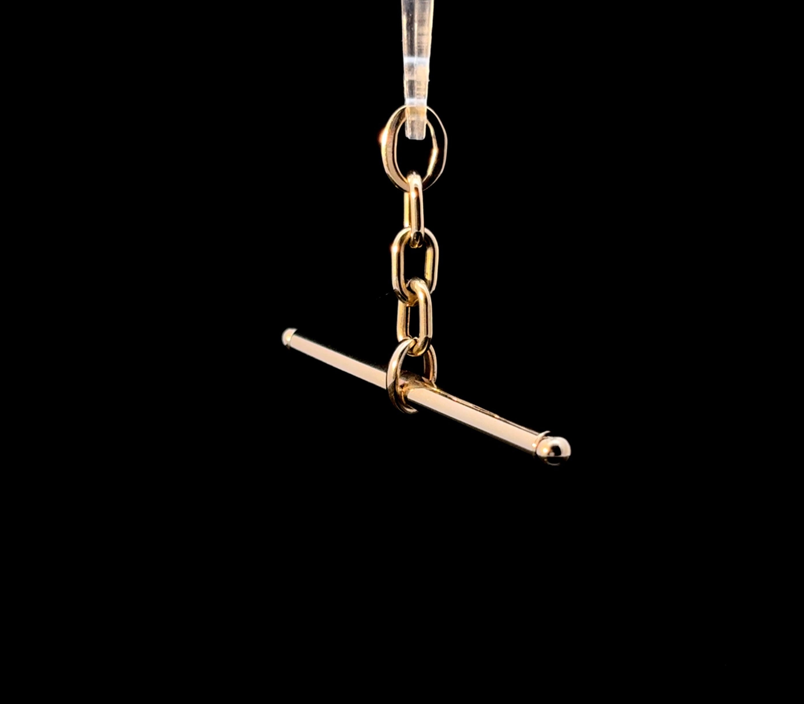Long Golden Balance Charm