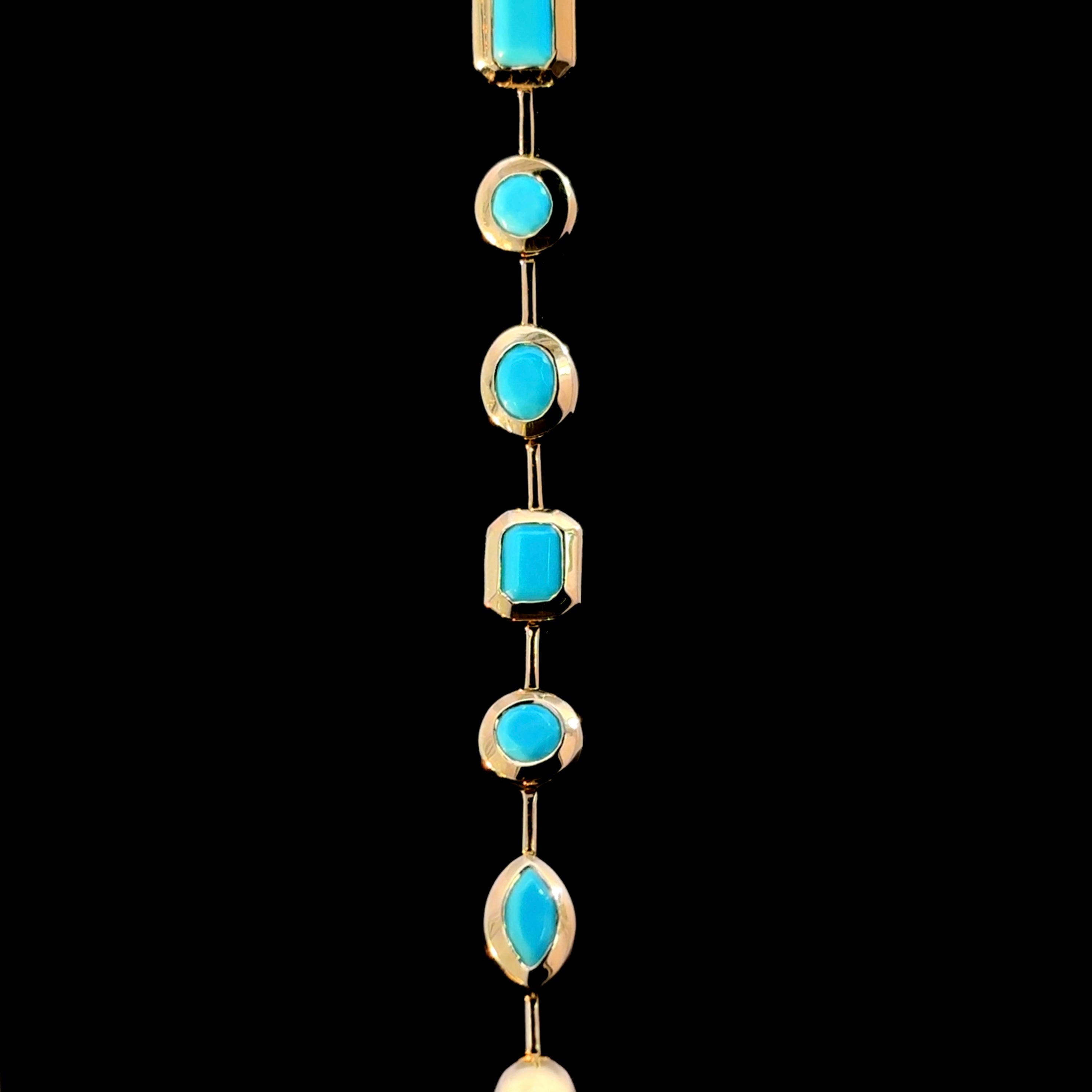 Turquoise Mosaic Bracelet