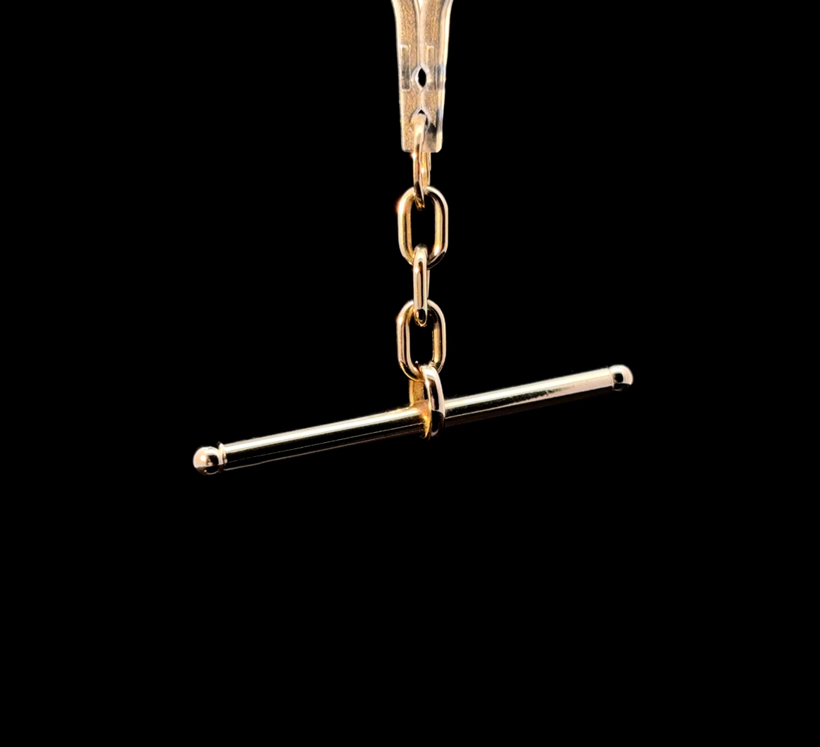 Long Golden Balance Charm