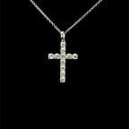 Four Prong Diamond Cross