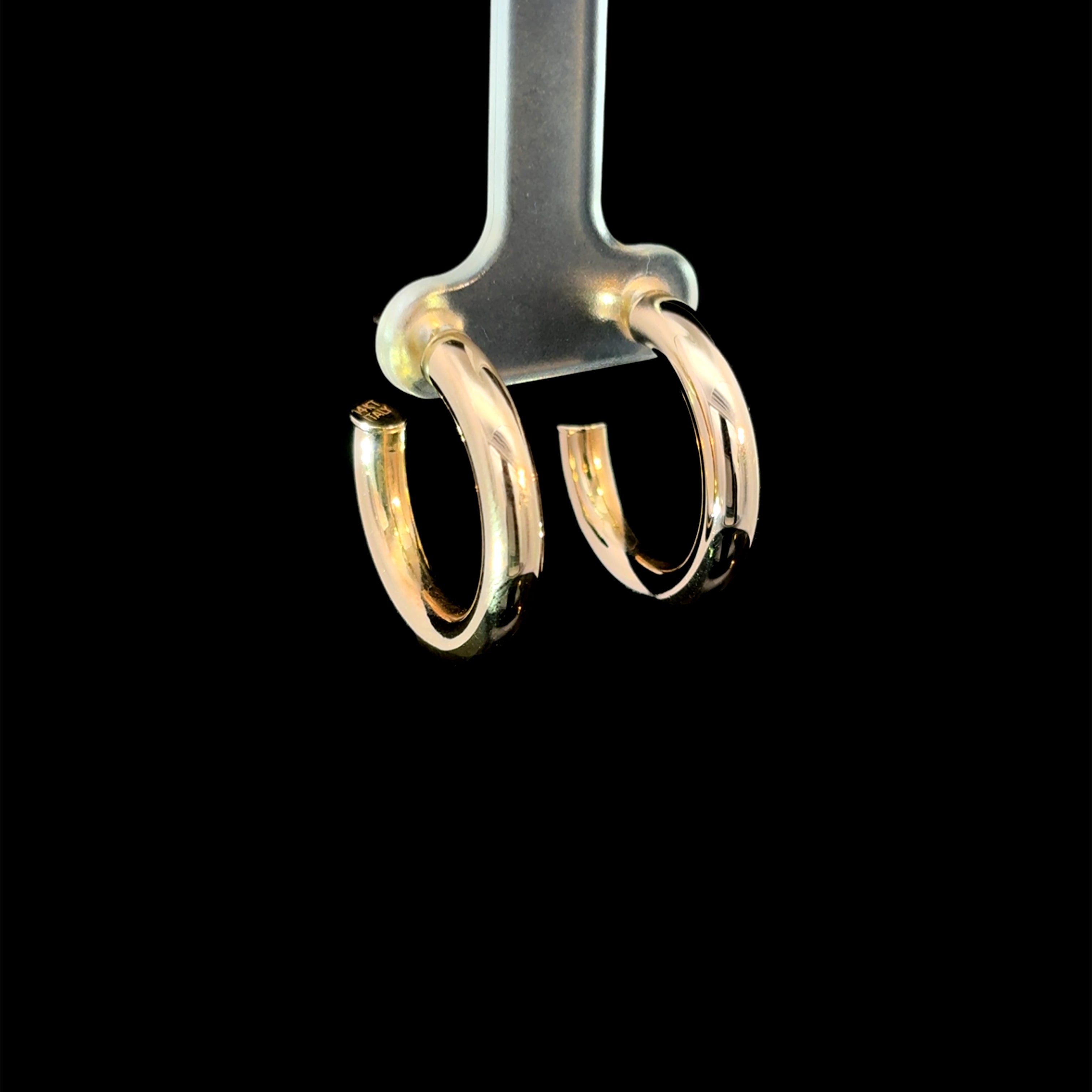 Yellow Gold Hoop Large