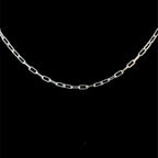 White Gold Clip Chain