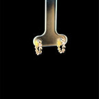 Bezel Bond Hoops
