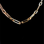Clip & Oval Gold Chain