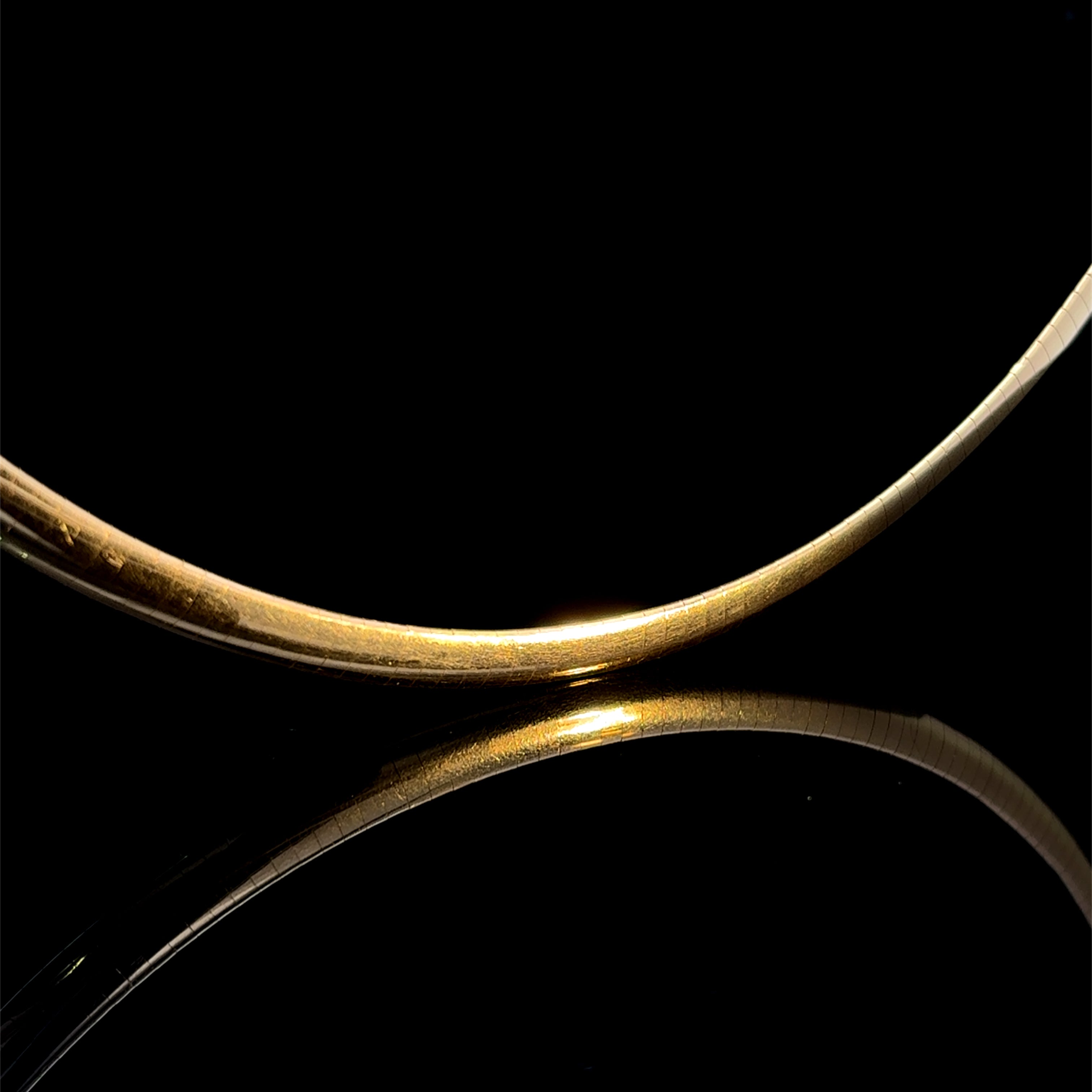 Domed Yellow Gold Omega