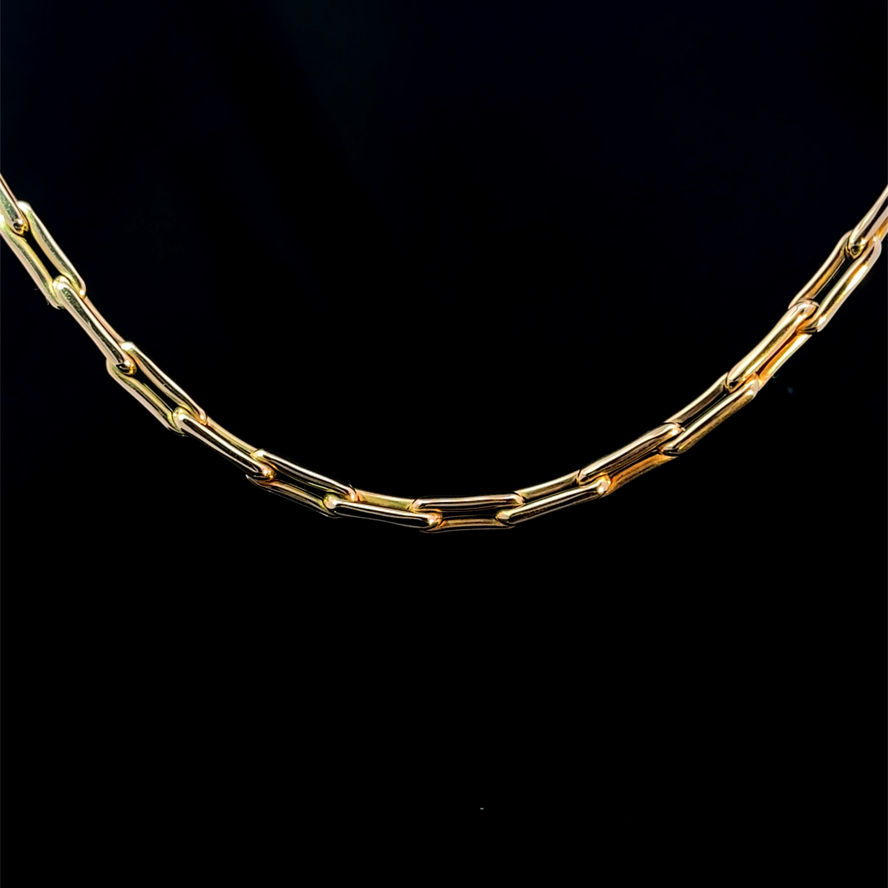 Thick Clip Link Yellow Gold Chain