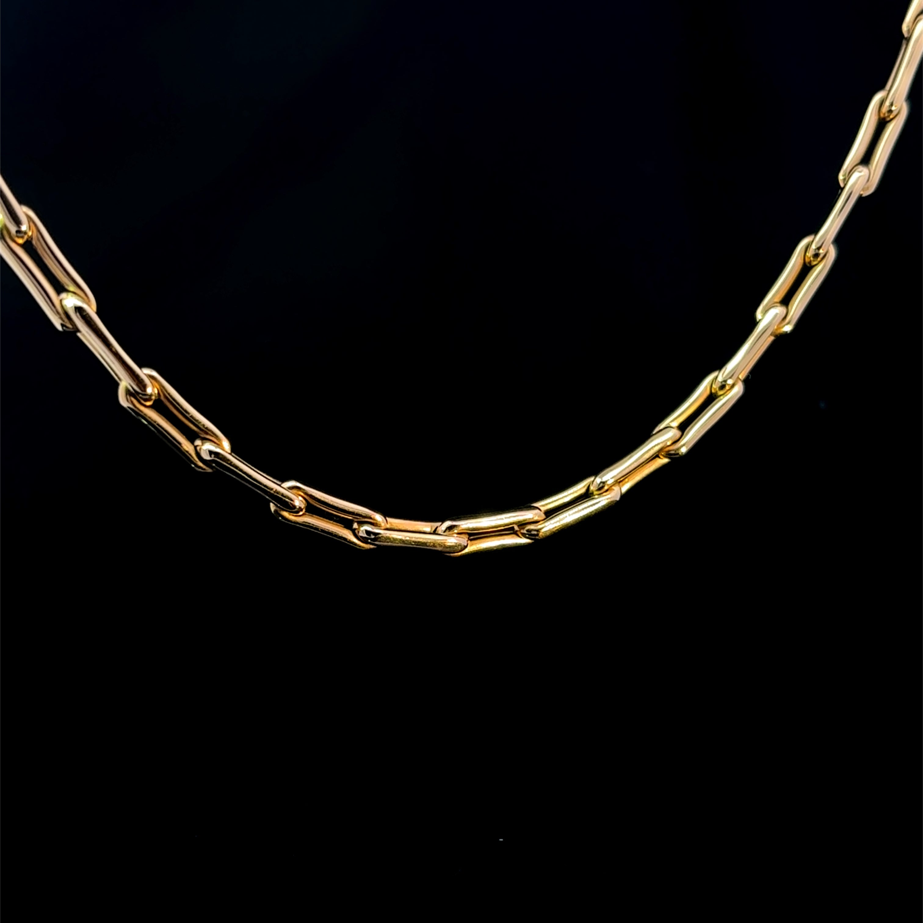 Thick Clip Link Yellow Gold Chain