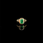 Emerald Bezel Ring