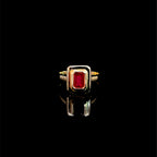 Ruby Bezel Ring