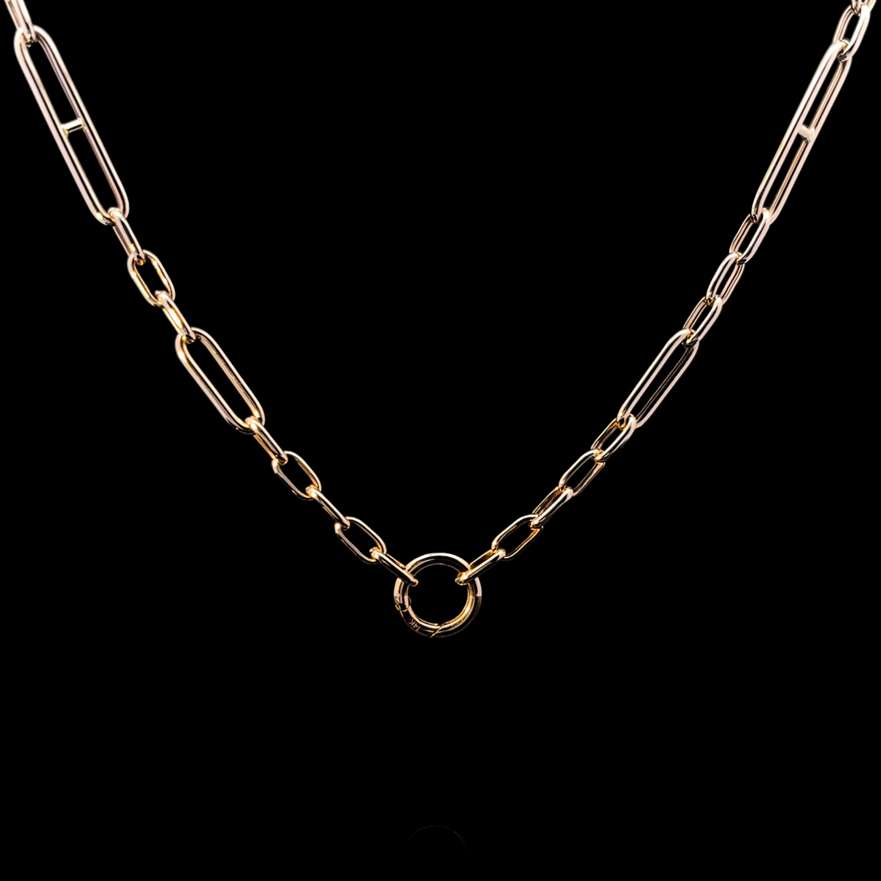 Oval Link Clasp Chain