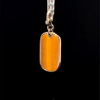 Tiger Eye Tag Charm