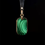Malachite Tag Charm