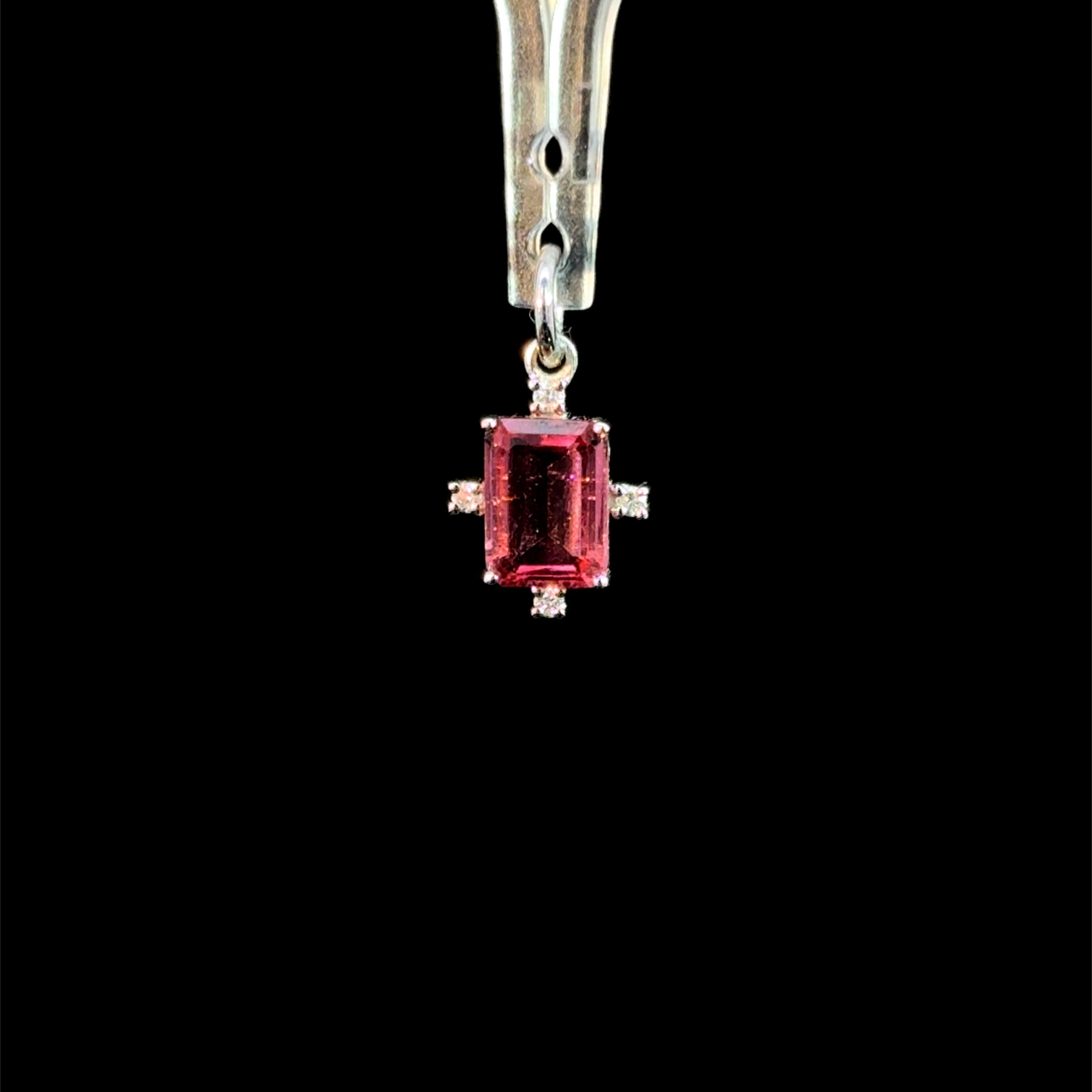 Blush Tourmaline Charm