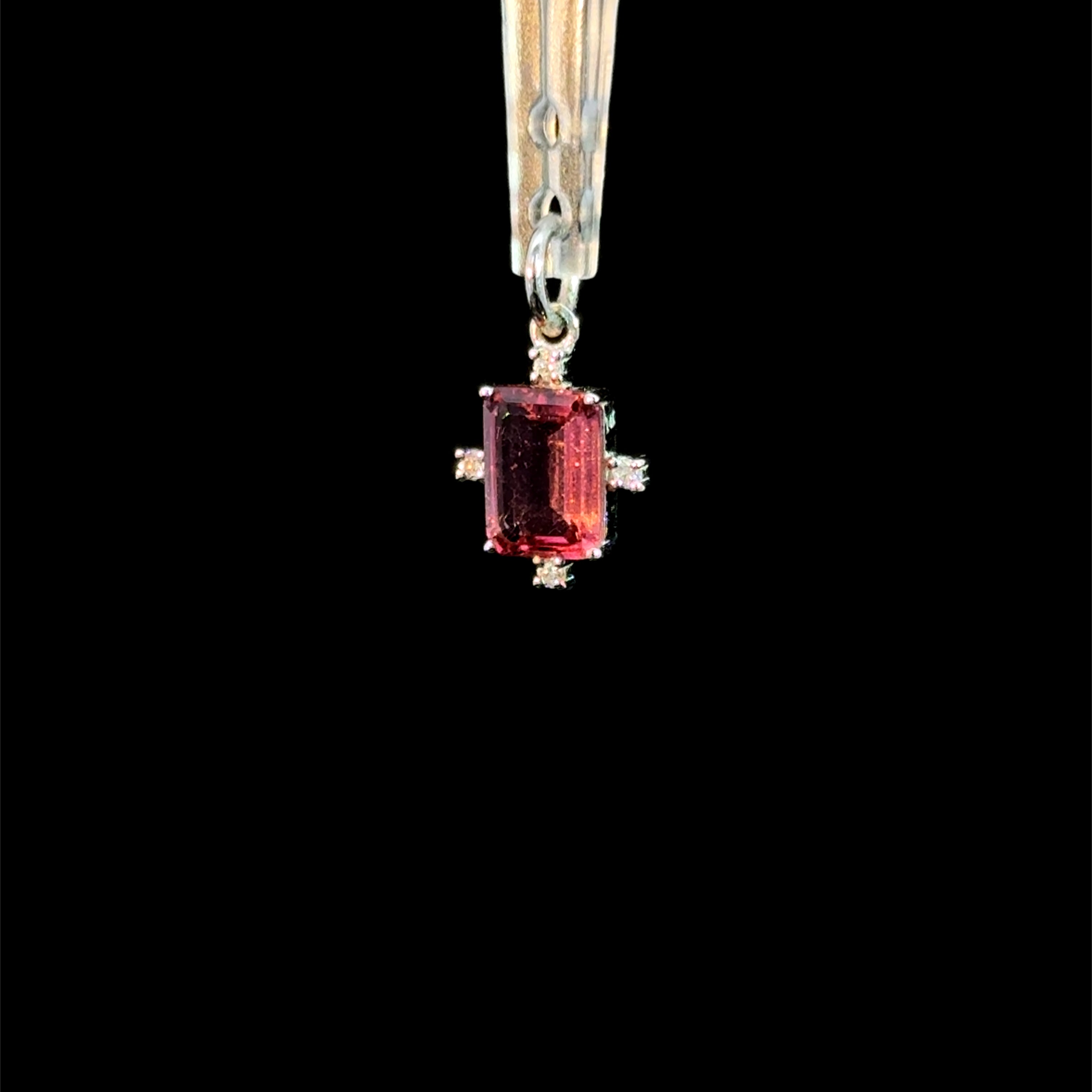 Blush Tourmaline Charm