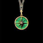 Malachite Starfall Charm
