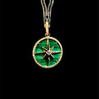 Malachite Starfall Charm