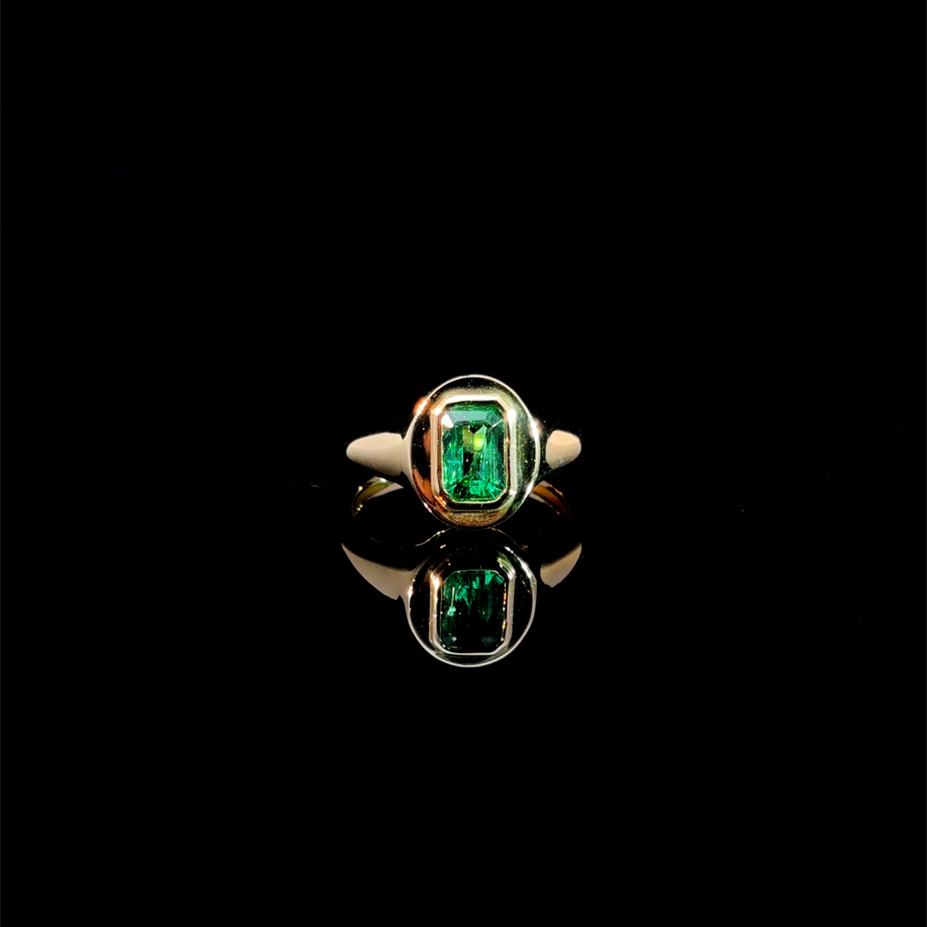 Emerald Signet Ring