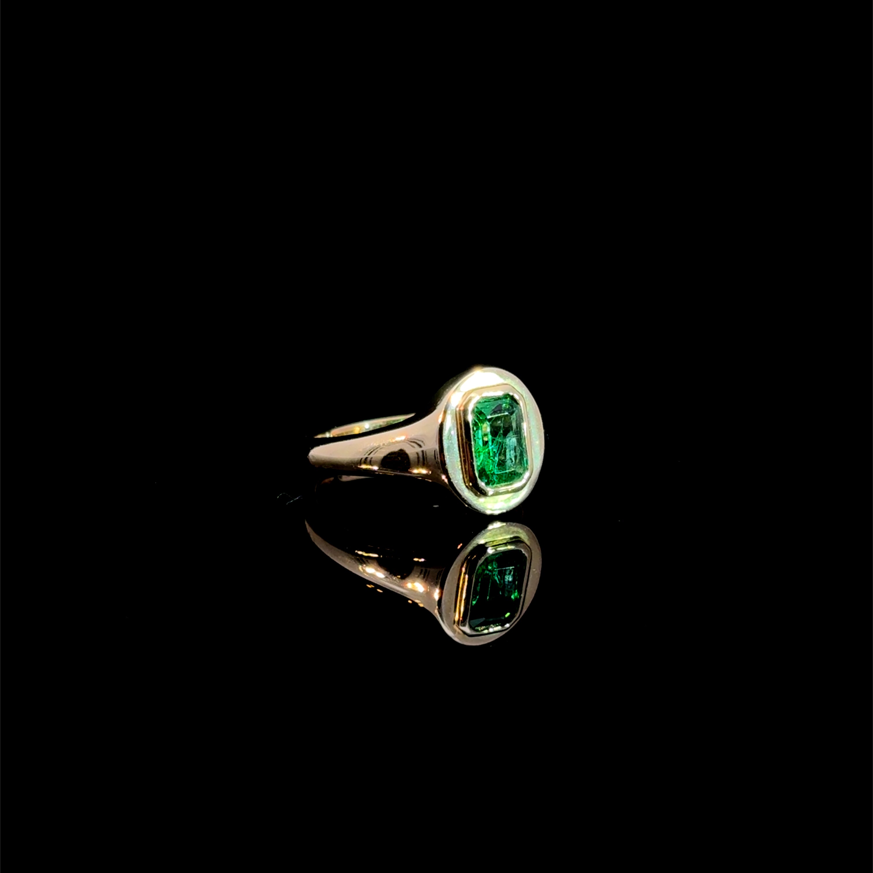 Emerald Signet Ring