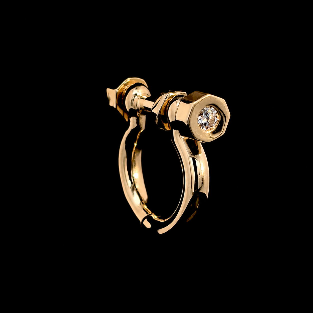 Sculpted Horseshoe Connector