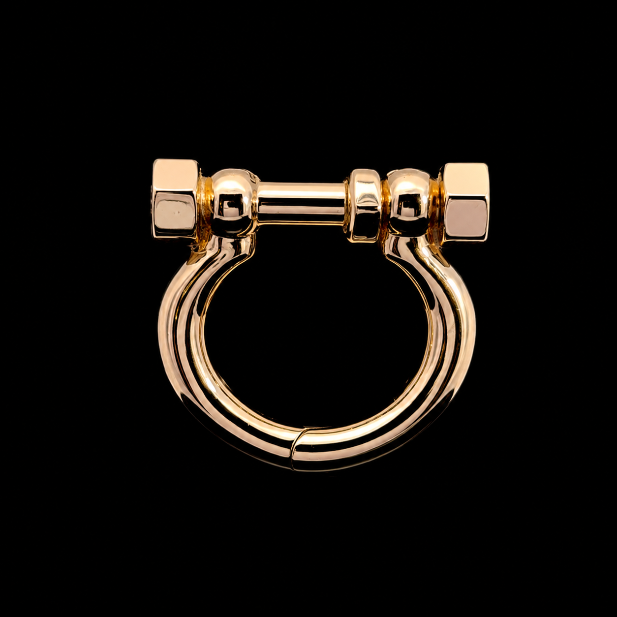 Sculpted Horseshoe Connector