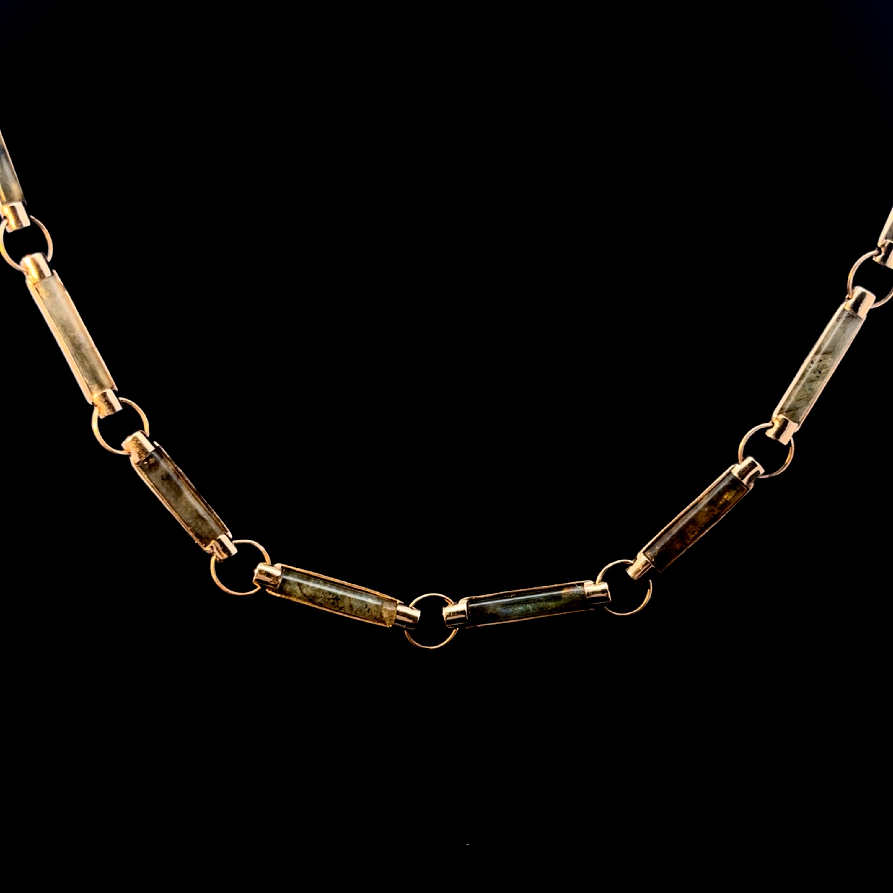 Labradorite Bar Necklace