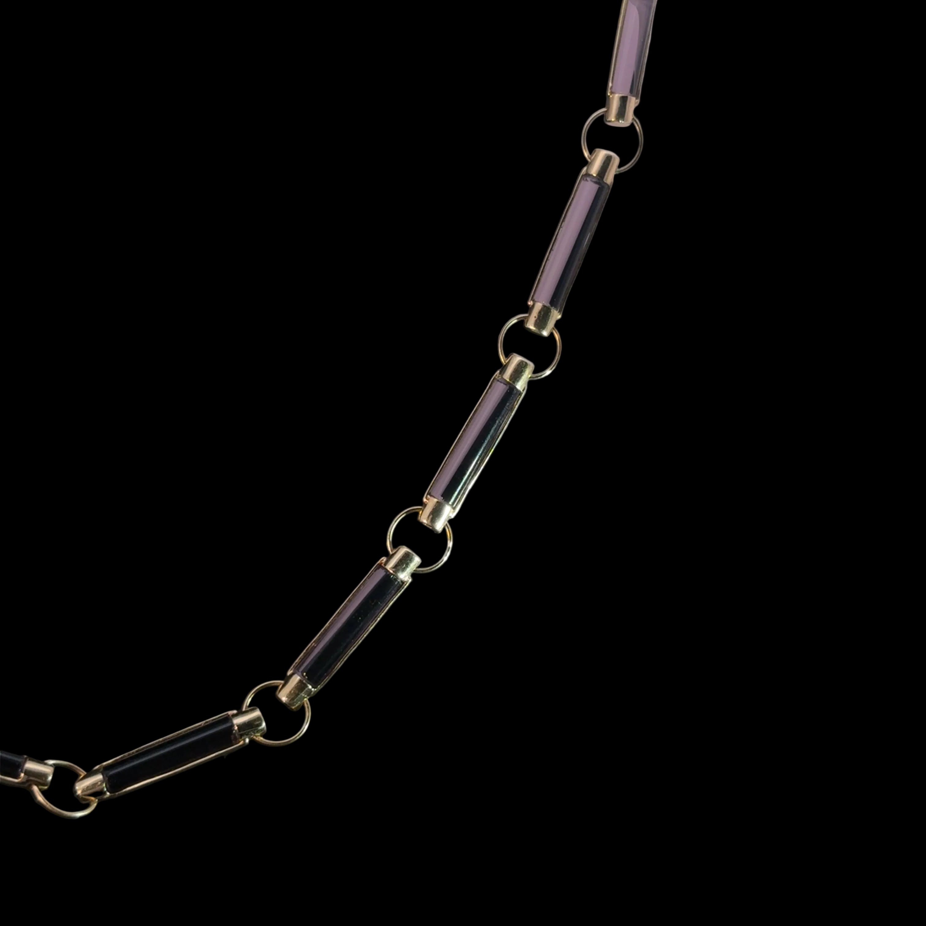 Amethyst Bar Necklace