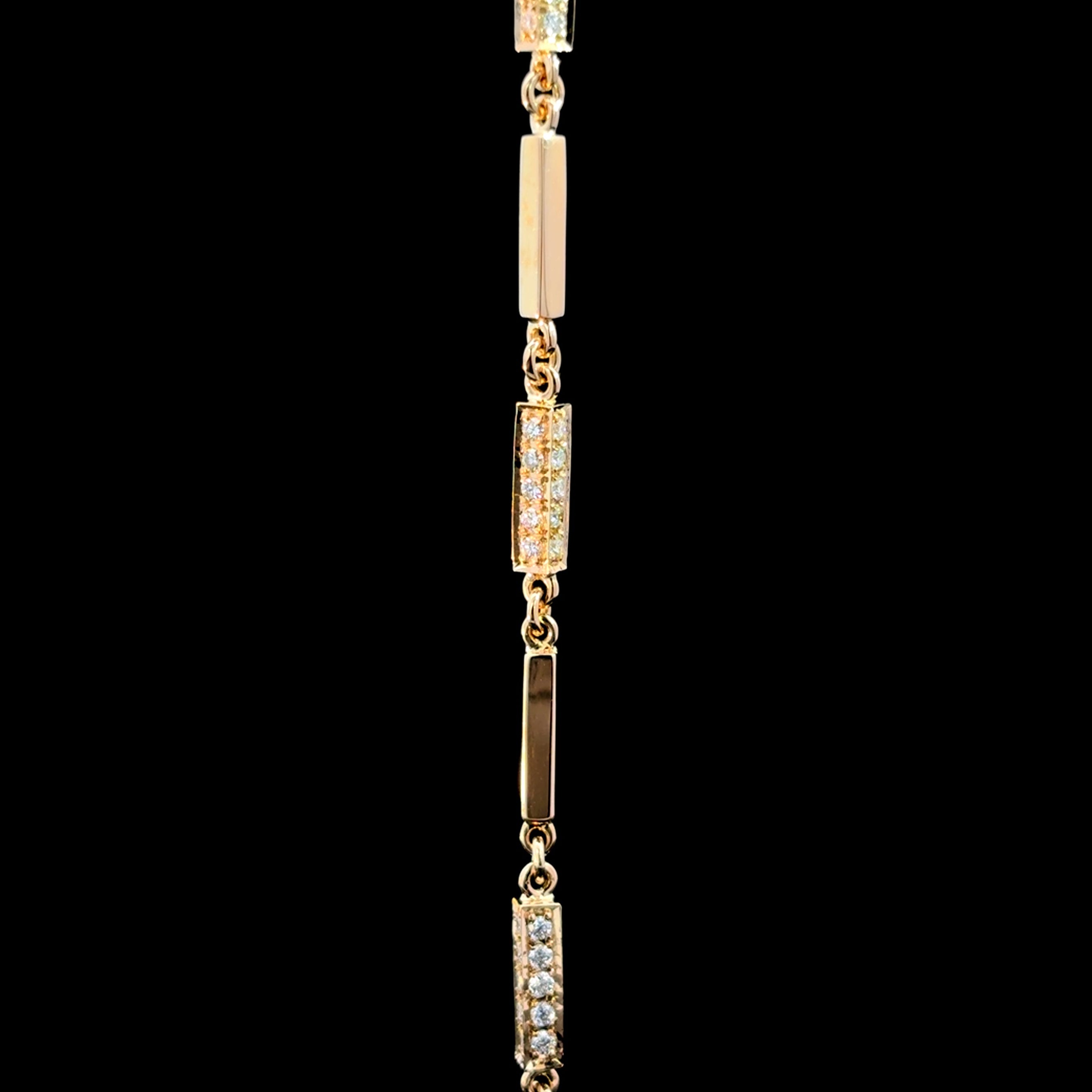 Diamond Bar Bracelet