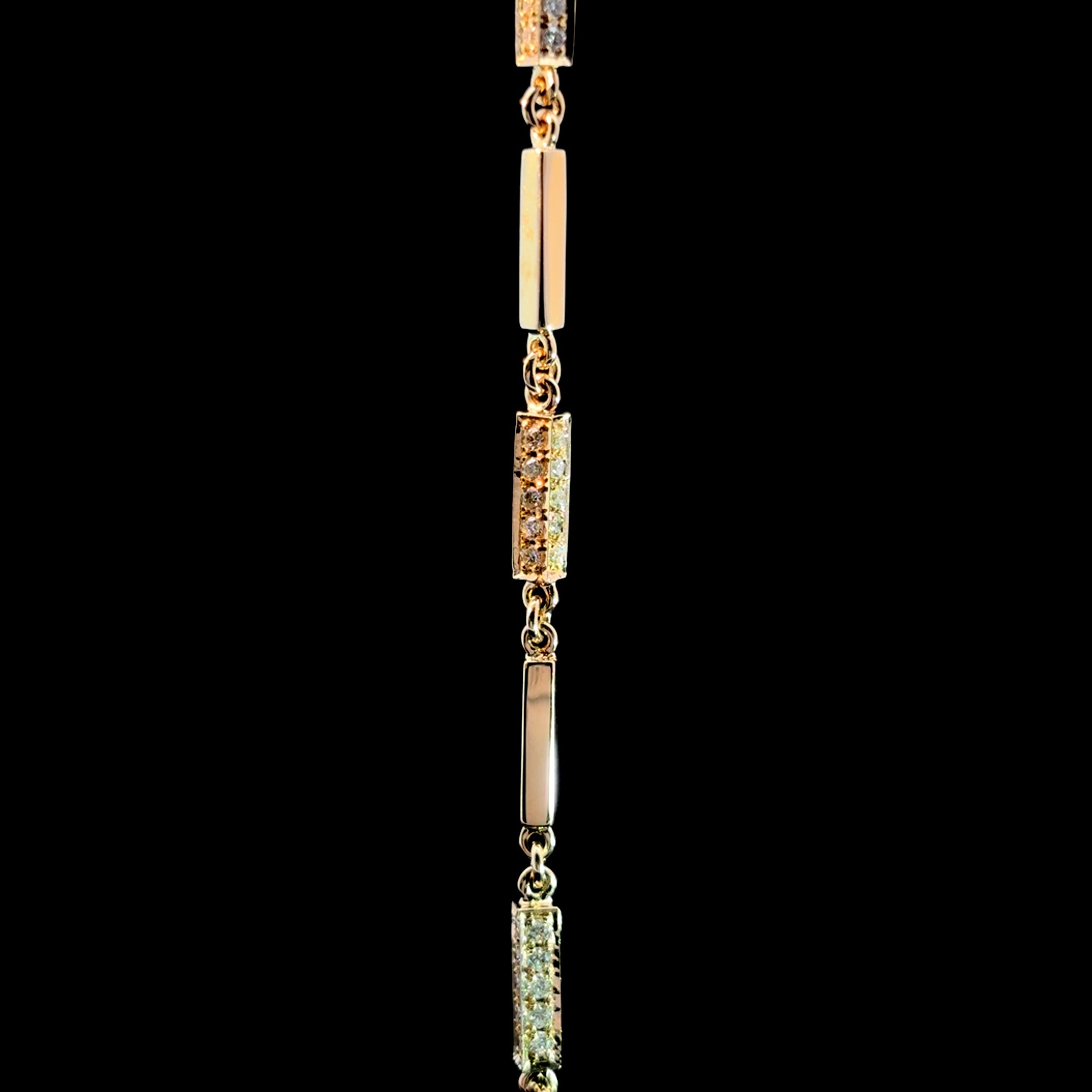 Diamond Bar Bracelet