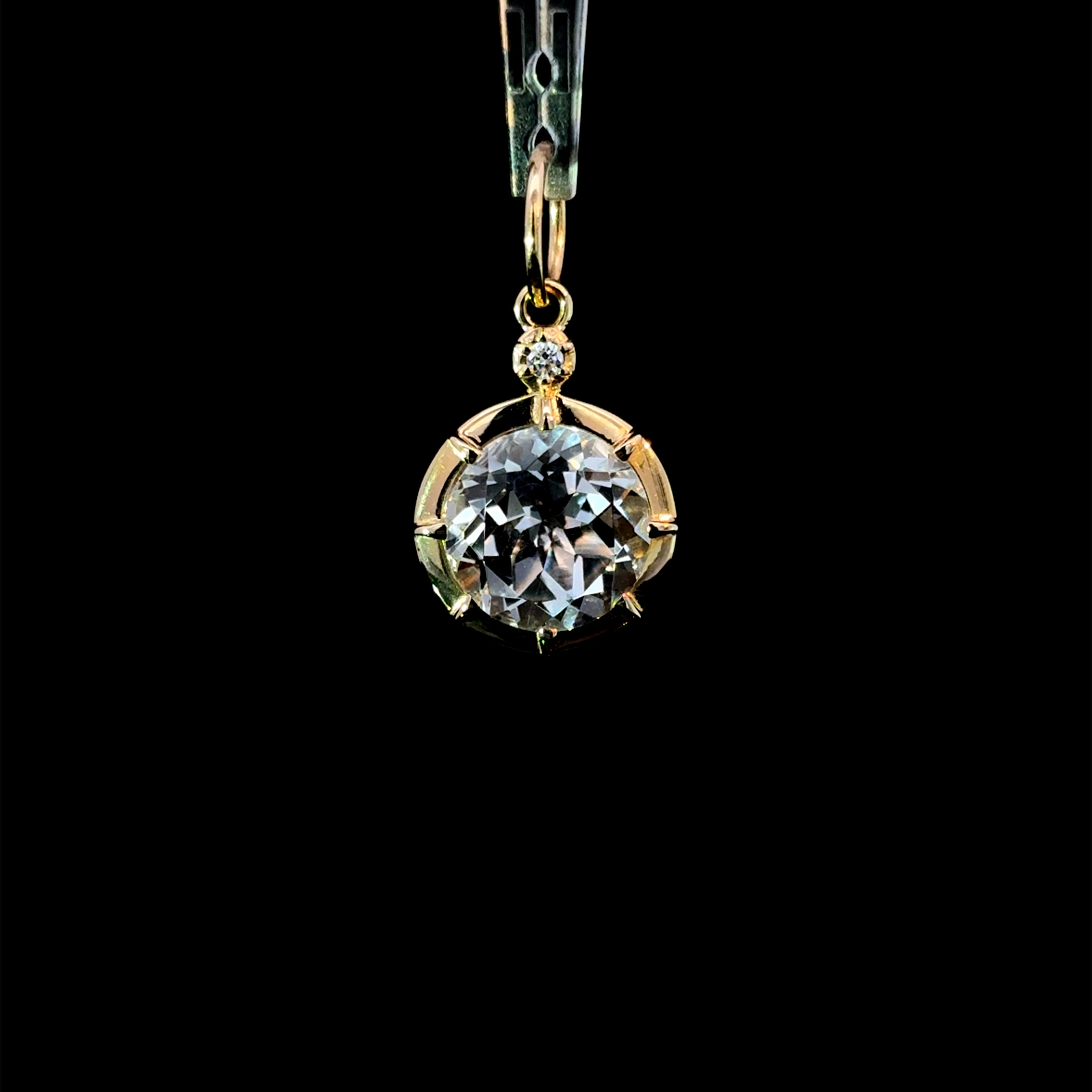 Orbit Topaz Charm
