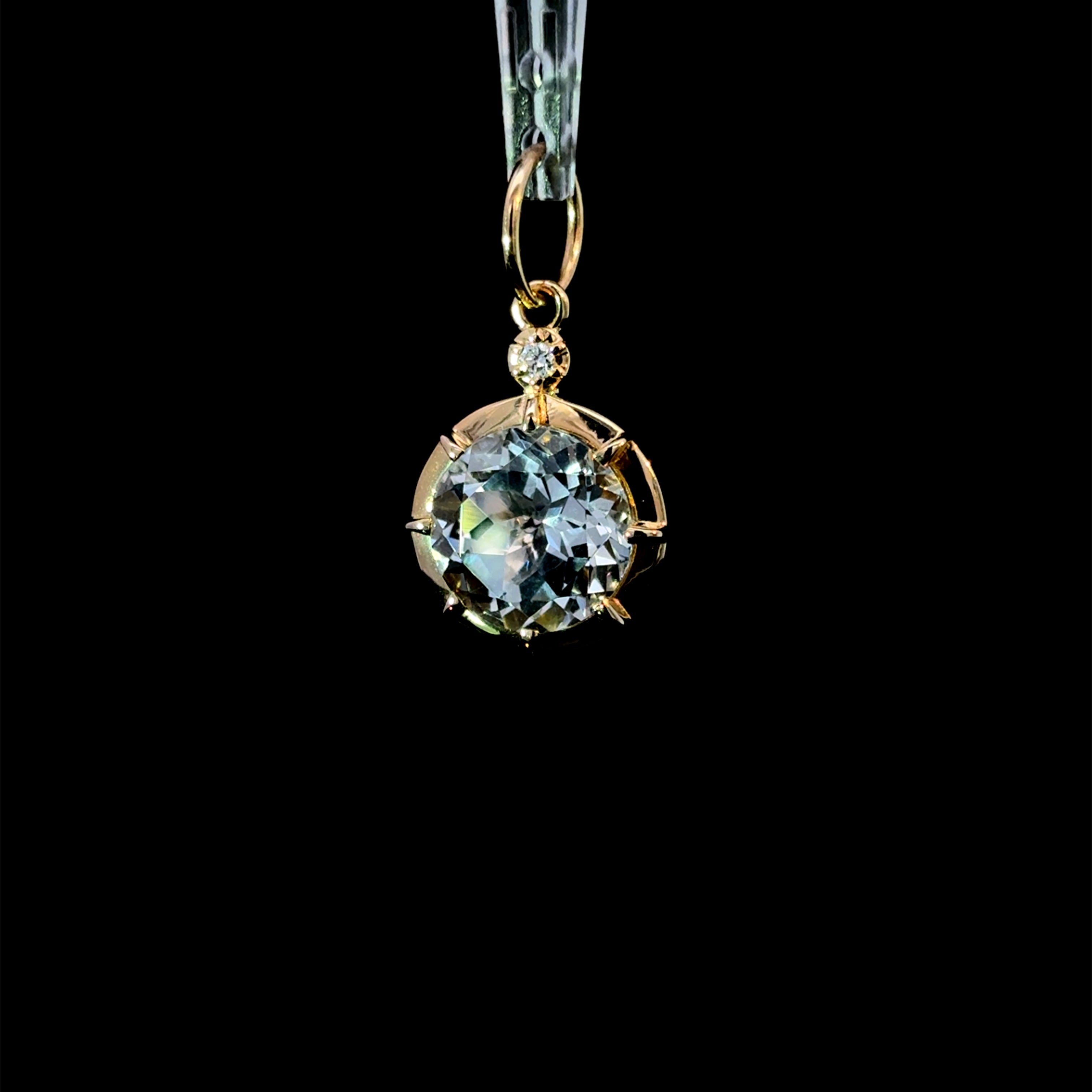 Orbit Topaz Charm