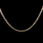 Thin Bold Rolo Chain 24L