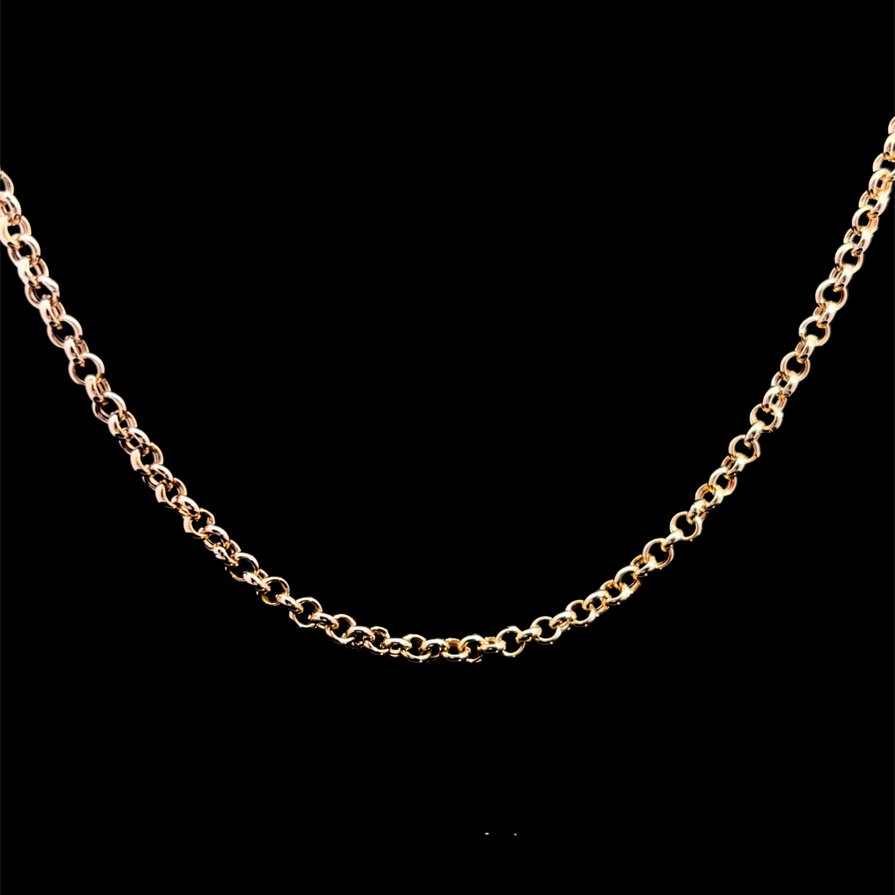 Thin Bold Rolo Chain 24L