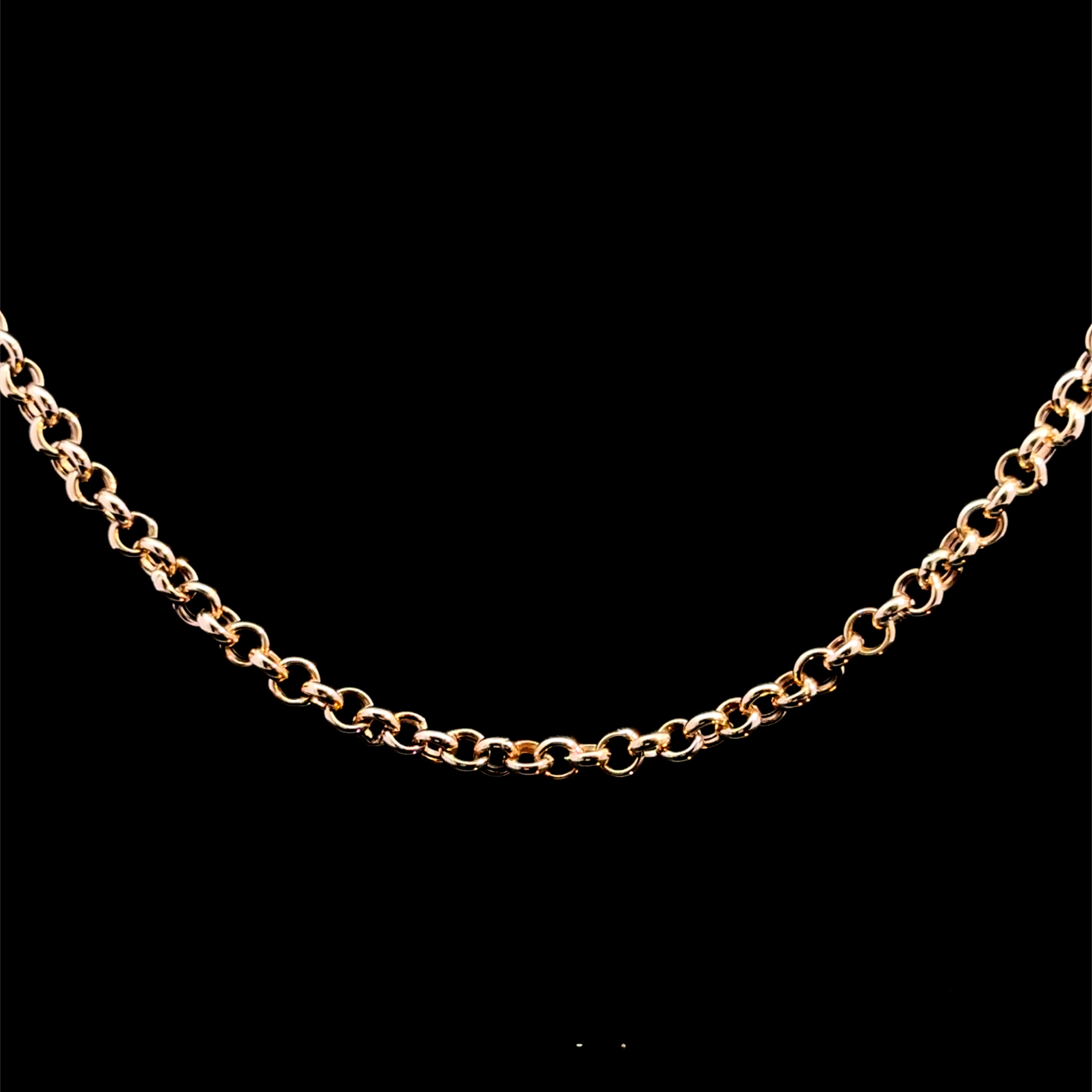 Thin Bold Rolo Chain 24L