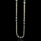 Bezel Oval Diamond Necklace