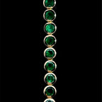 Emerald Bezel Bracelet