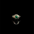 Emerald Bezel Ring
