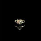 Golden Pear Ring