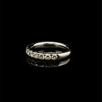 Diamond Half Band White Gold Ring