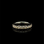 Diamond Half Band White Gold Ring
